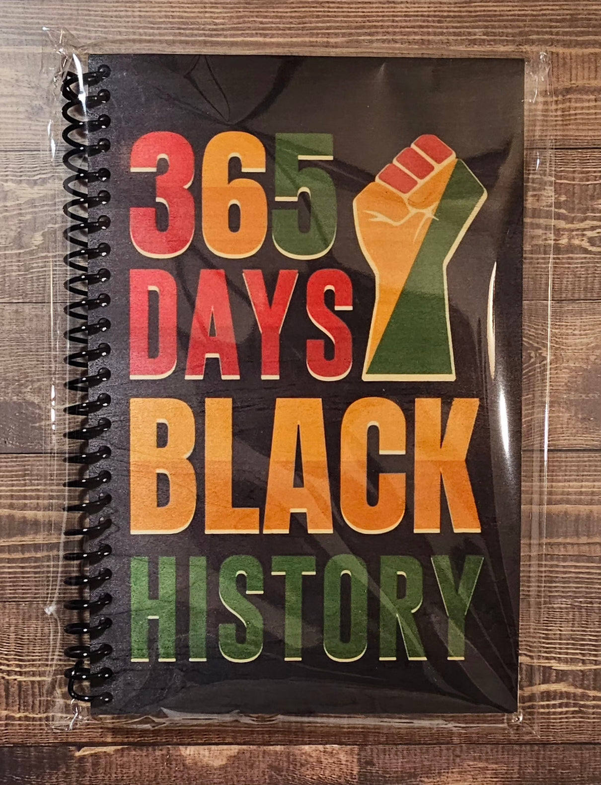 Wood-Covered Notebook - Black History 365