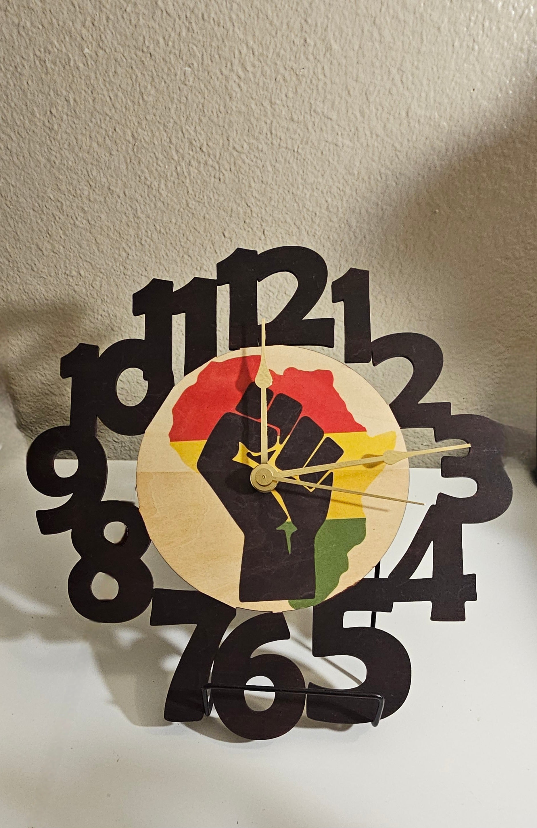 Freedom Fist Clock